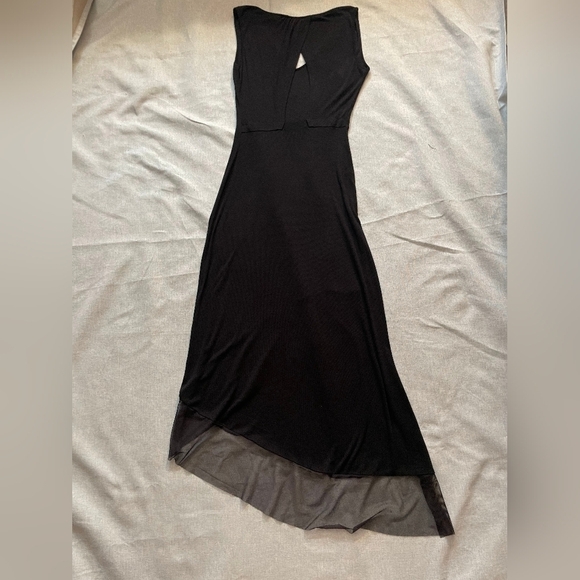BCBG MaxAzria Black Casual Alisanne Asymmetrical Dress size small - Picture 1 of 14